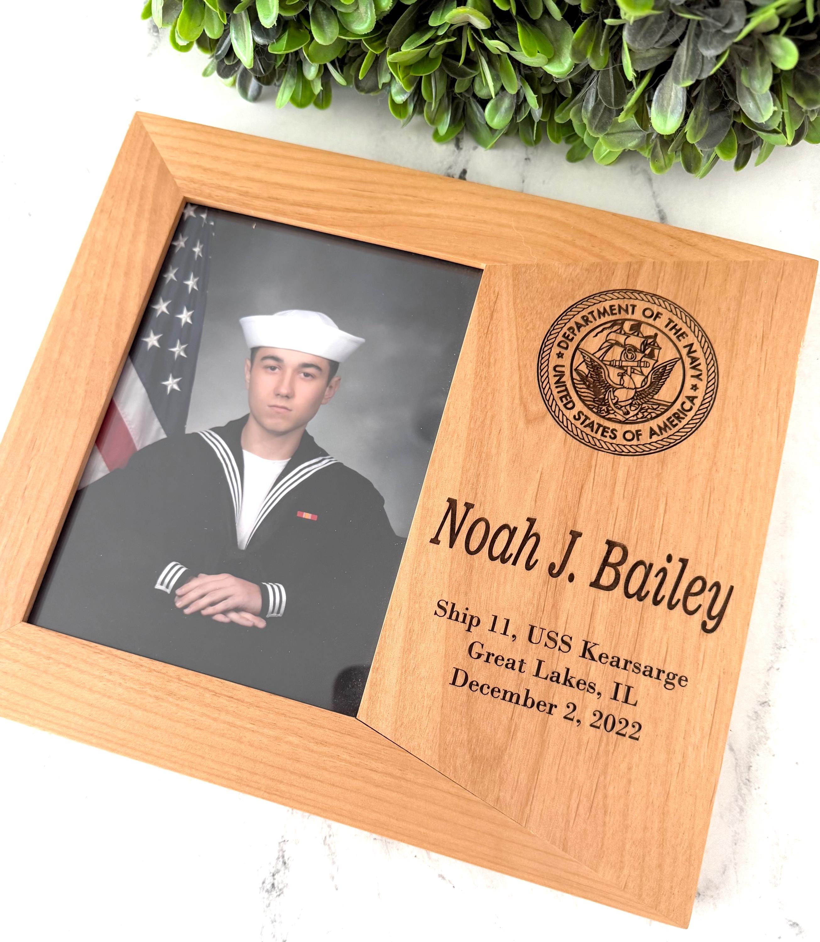 Military Basic Training Photo Frame – Personalized Boot Camp Recruit ...