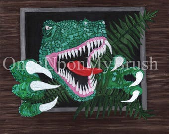 Raptor painting