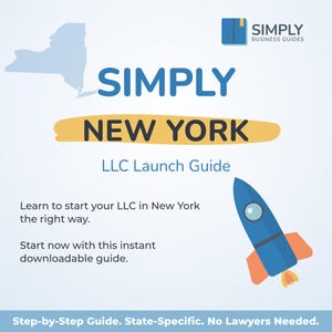 Guide för New York LLC | Hur man startar ett företag i New York | Checklista för startups och driftsavtal (PDF)