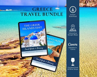 Griechenland-Reisepaket, Routen für Santorini und die griechischen Inseln, individuelle Google Maps