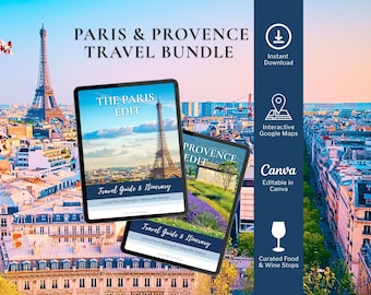 Reisepaket Paris und Provence, individuelle Reiserouten & Google Maps, lokale Restaurantführer