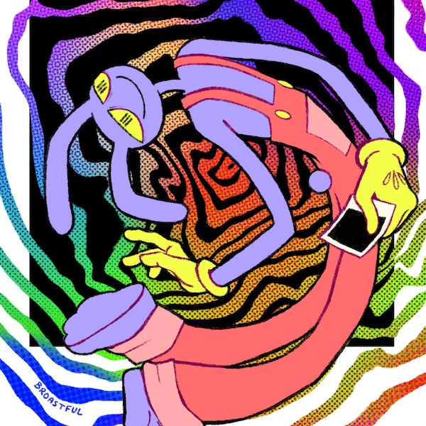 Digital Circus Abstraction - Etsy