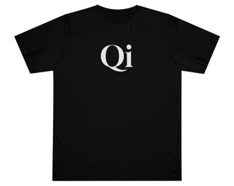 Qi T-Shirt | schlichtes, klares Logo, in verschiedenen Farben erhältlich