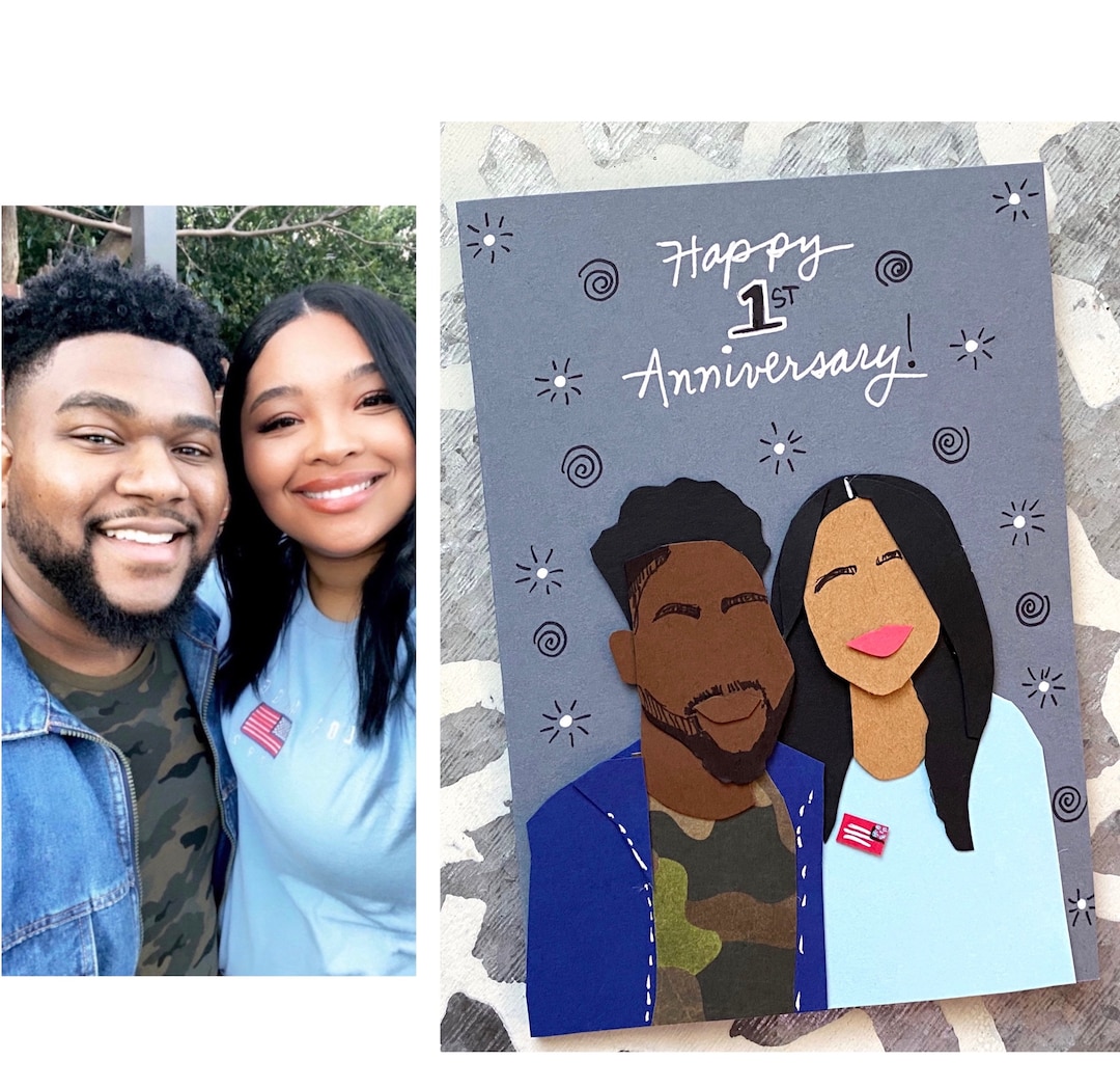 Custom Anniversary Card- Personalized Card to Celebrate Love, Wedding ...