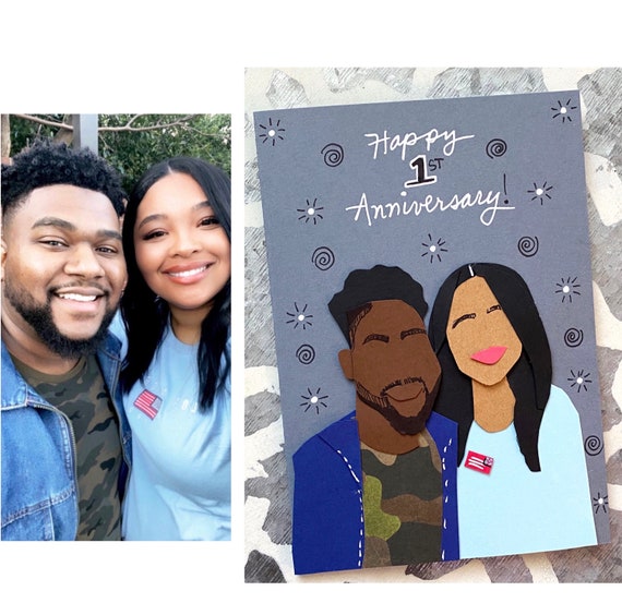 Personalized anniversary card discount