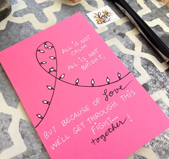 breast cancer holiday card Breast cancer holiday card