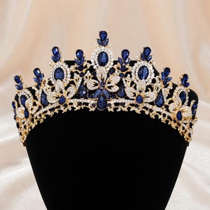 Royal Blue Dress With Silver Accessories