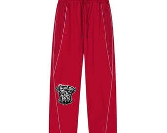 Rechte joggingbroek met reflecterende strepen