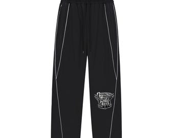 Reflection Striped Straight-Leg Sweatpants