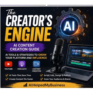 Die Creator Engine | Leitfaden zur KI-gestützten Content-Erstellung | KI-Tools für YouTube & Podcasts | PDF Bild 3