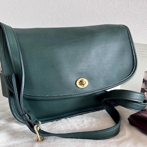 Green Coach Bag Vintage - Etsy