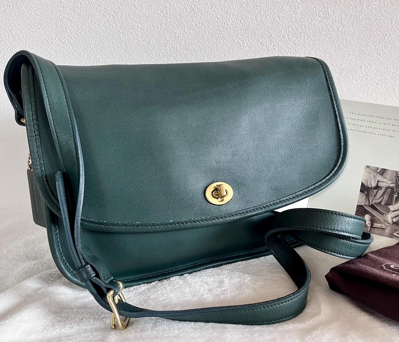 Vintage Coach Green Bags - Etsy