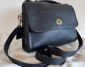 Vintage Coach | Legacy Crescent Bag | 9718 | Black - Etsy Canada