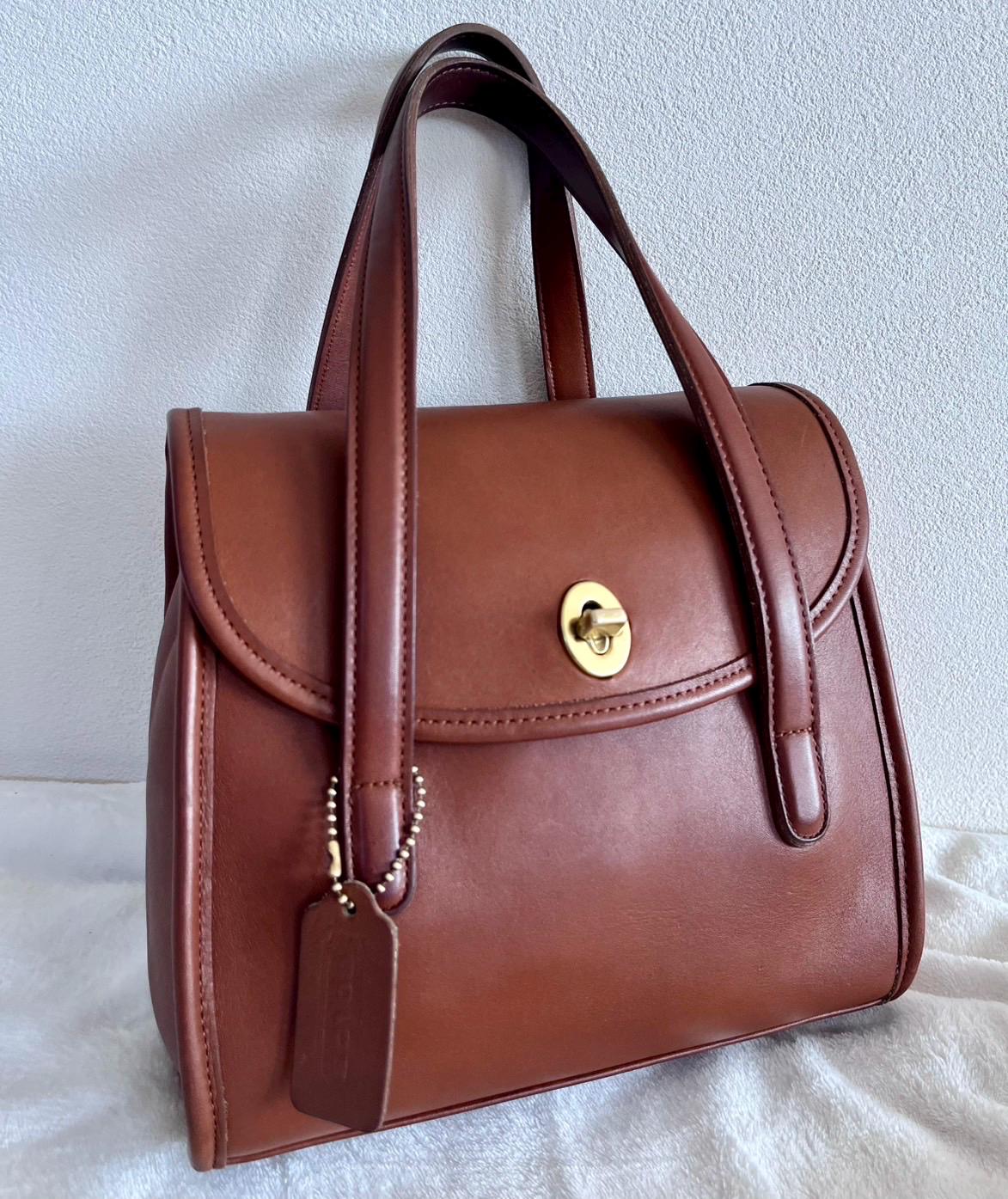 Vintage Coach Leather Satchel - Etsy