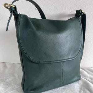 バッグ Vintage Coach Shoulder Bag Green 4115 Vintage Coach 4115 - Etsy