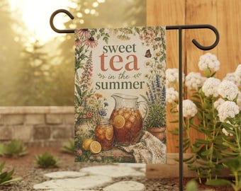Sweet Tea in the Summer Garden Banner | Seven Lyrics