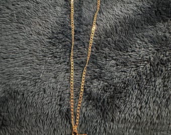 Upcycled Chanel handbag necklace
