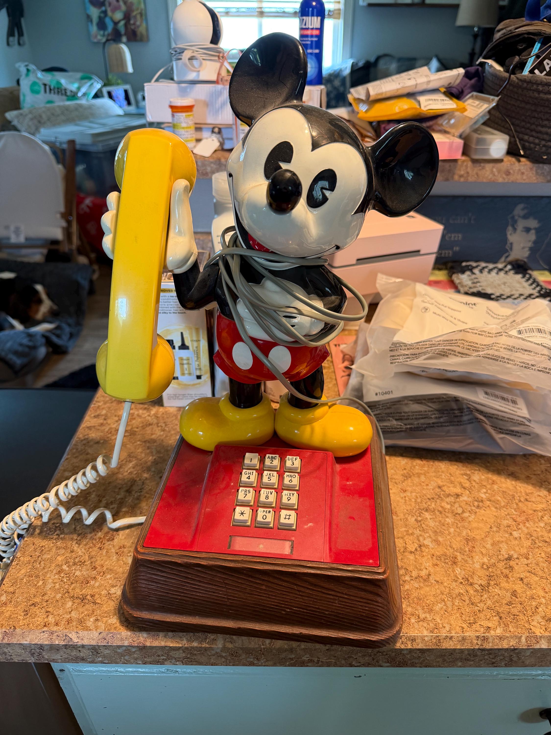 Mickey telephone - Etsy 日本