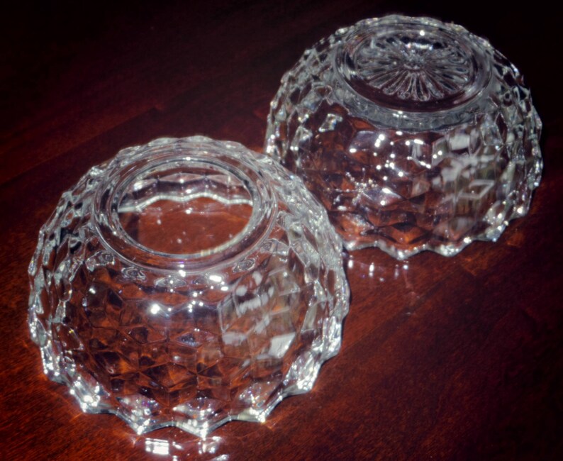 2 Pi CANDLE BOWL VOTIVE Colony Cube Clear Crystal Candle Etsy