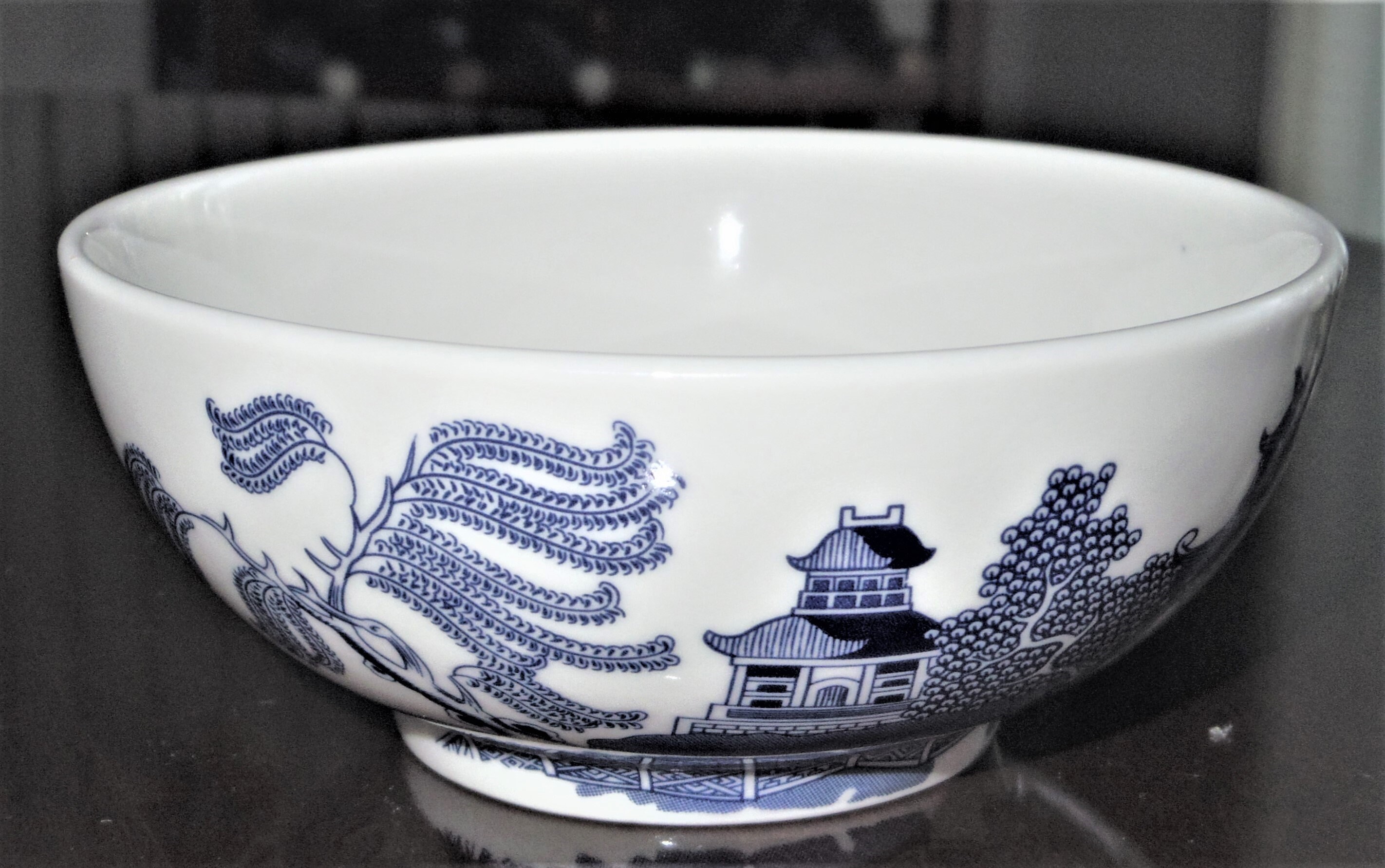 blue willow cereal bowls