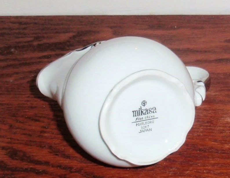 MIKASA MARLBORO 9267 PATTERN Creamer Pitcher Fine China Japan Etsy