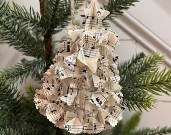 Paper Christmas Tree Ornament