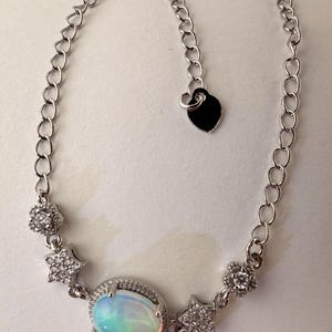 Natural Opal Bracelet｜Silver‑Plated｜Strong Fire Play｜High Transparency｜Rainbow Flash image 15