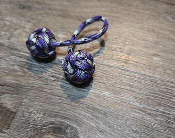 Purple/Black/White Standard Monkey Fidget