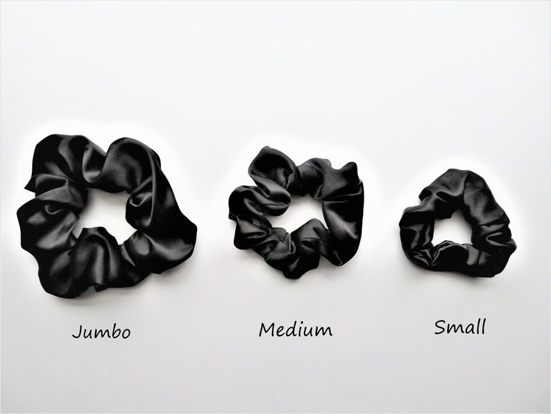 Hawt Pink Satin Scrunchie