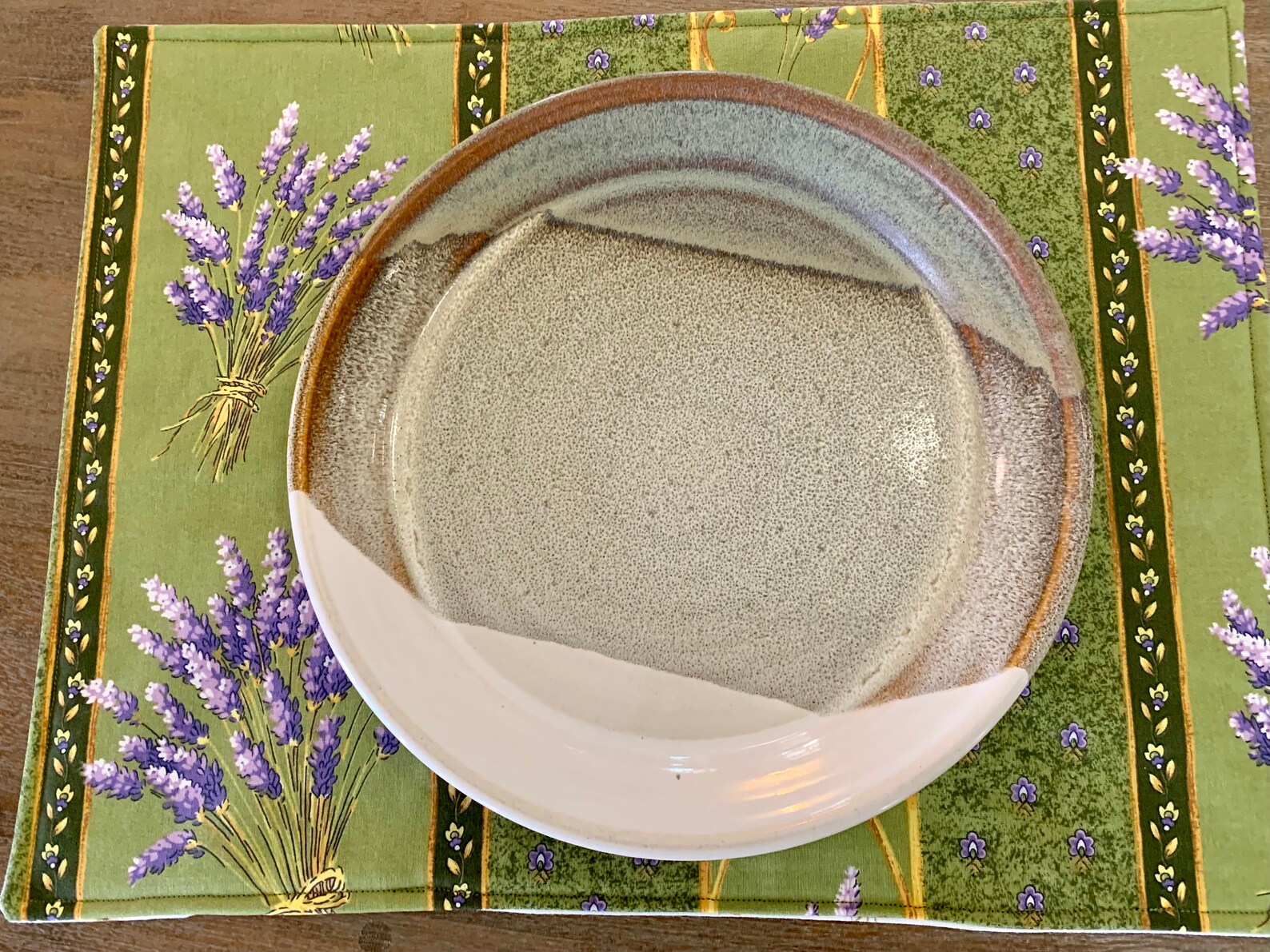 Green Placemats With Lavender From Provence Etsy