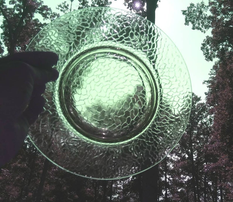 Ca1920 Depression Glass By Cracky pattern from Smith Glass Co. 9 Plates available