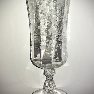 Rare Cambridge ROSEPOINT Parfait Glass, SALE