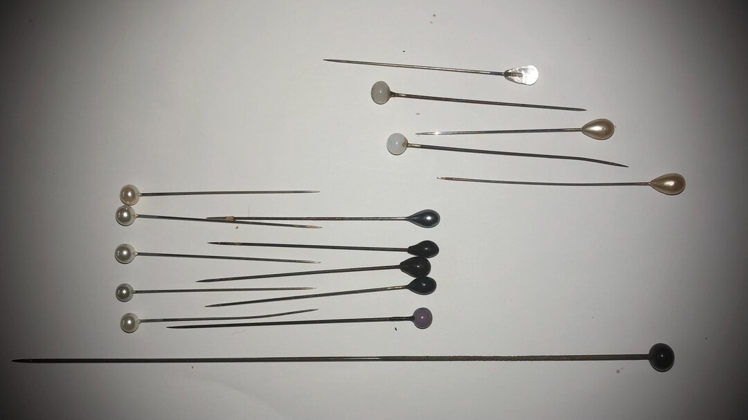 Collection of Corsage and Hat Pins - Etsy