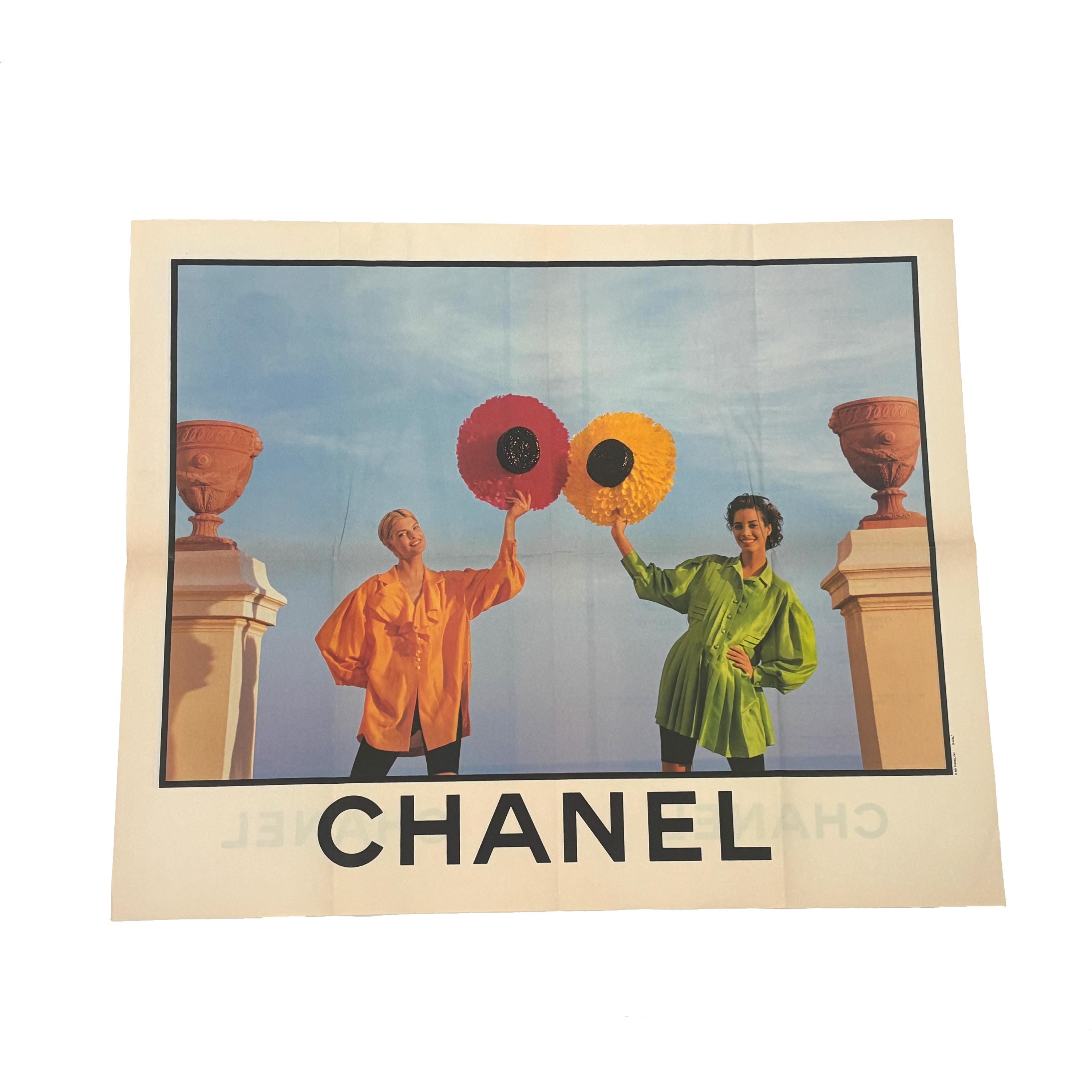 Vintage Chanel Poster Framed - Etsy