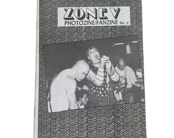 Vintage 80s  Zone V no. 2 Photozine/Fanzine