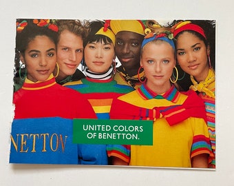 Vintage United Colors of Benetton Magazine Advertisement booklet