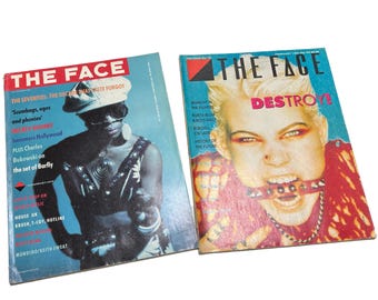 Vintage February 1986 February 1988 The Face magazine