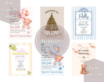 Diseño de invitaciones personalizadas