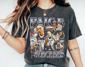 Paige Bueckers Vintage Basketball Graphic T-Shirt March Madness Slam Dunk Unisex Fan Tee