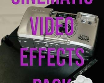 Paquete de efectos de vídeo cinematográficos (Premiere Pro, Final Cut Pro, DaVinci Resolve, Capcut)