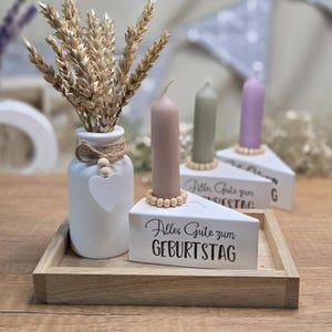 Geburtstag kerzenhalter