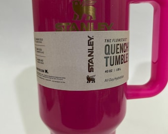 Stanley 40oz Quencher H2.0 Tumbler Pink | Stainless Steel Insulated Travel Cup with Handle & Straw