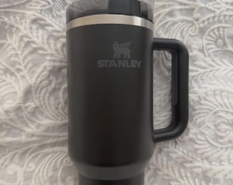 Stanley Quencher 40oz Tumbler | Black Chrome Stainless Steel Insulated Travel Mug