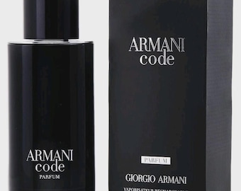Giorgio Armani Code Parfum for Men 125ml Refillable Luxury Cologne (Authentic)