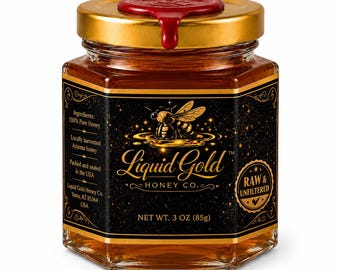Rå ofiltrerad Arizona-honung | Liten sats ren flytande guld (85 g burk)