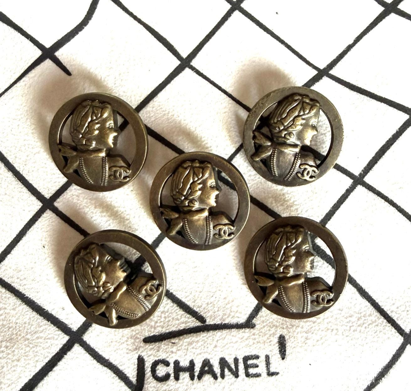 Vintage Chanel Buttons - Etsy