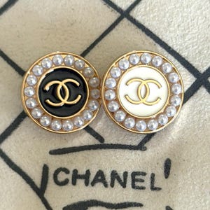 Chanel Style Buttons - Etsy