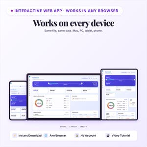 Paycheck Budget Planner App | Zero-Based Budget, Bill Tracker, Savings Goals | Interactive Web App | Digital HTML Download image 8