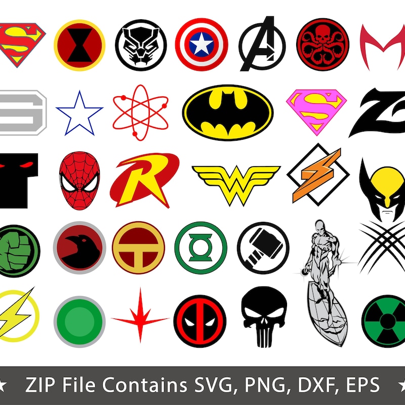 Superhero Logo R Super Hero Logo Svgs - Etsy