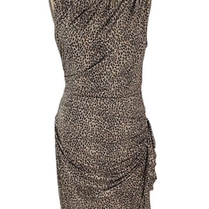 90s sheath dress MALIBU MIDI DRESS LEOPARD main image 0